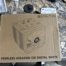 Thermalright Peerless Assassin 120 SE White ARGB CPU Cooler, New/Open Box