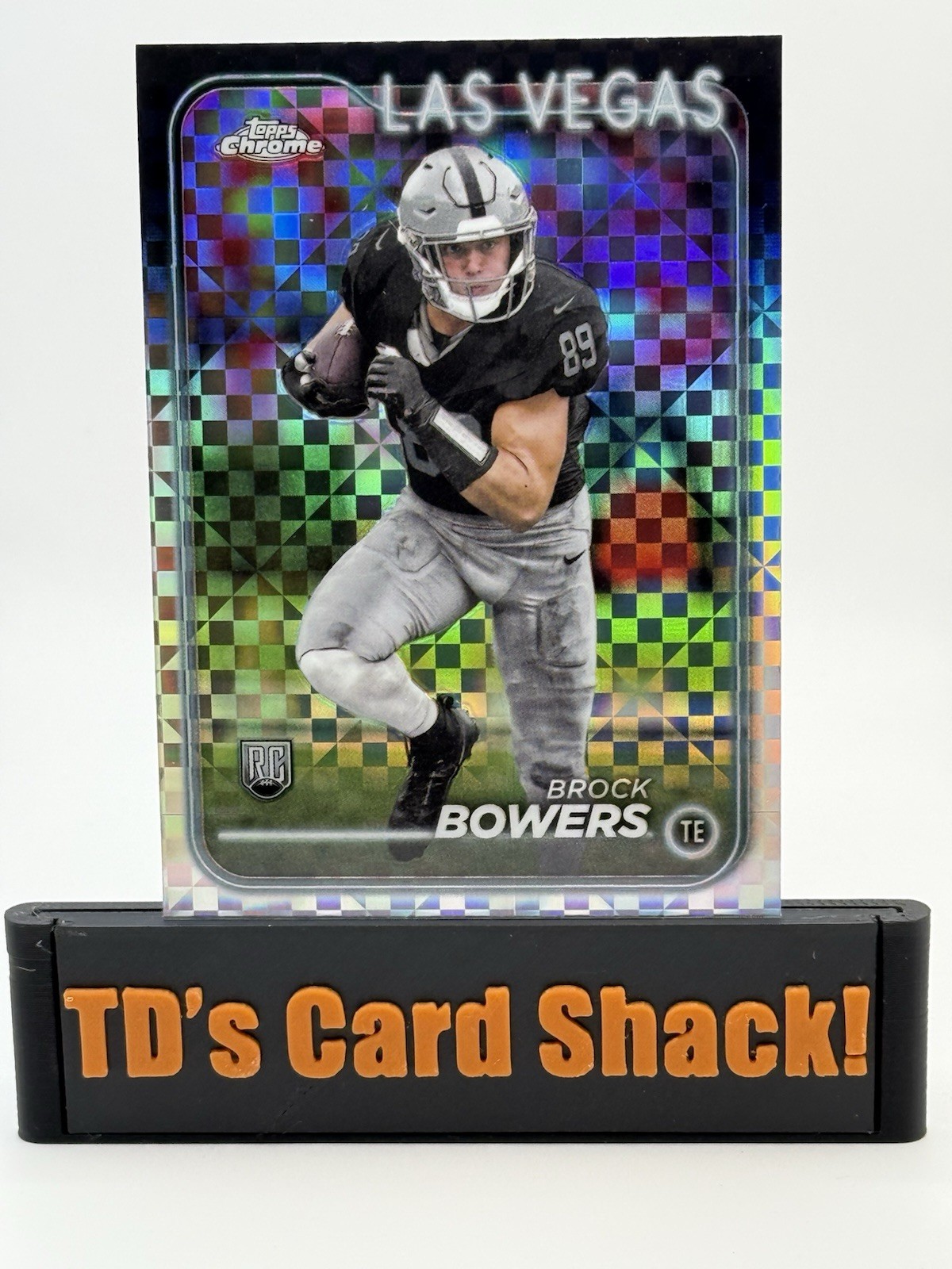 2024 Topps Chrome - Rookies Brock Bowers #207 X-Fractor (RC)