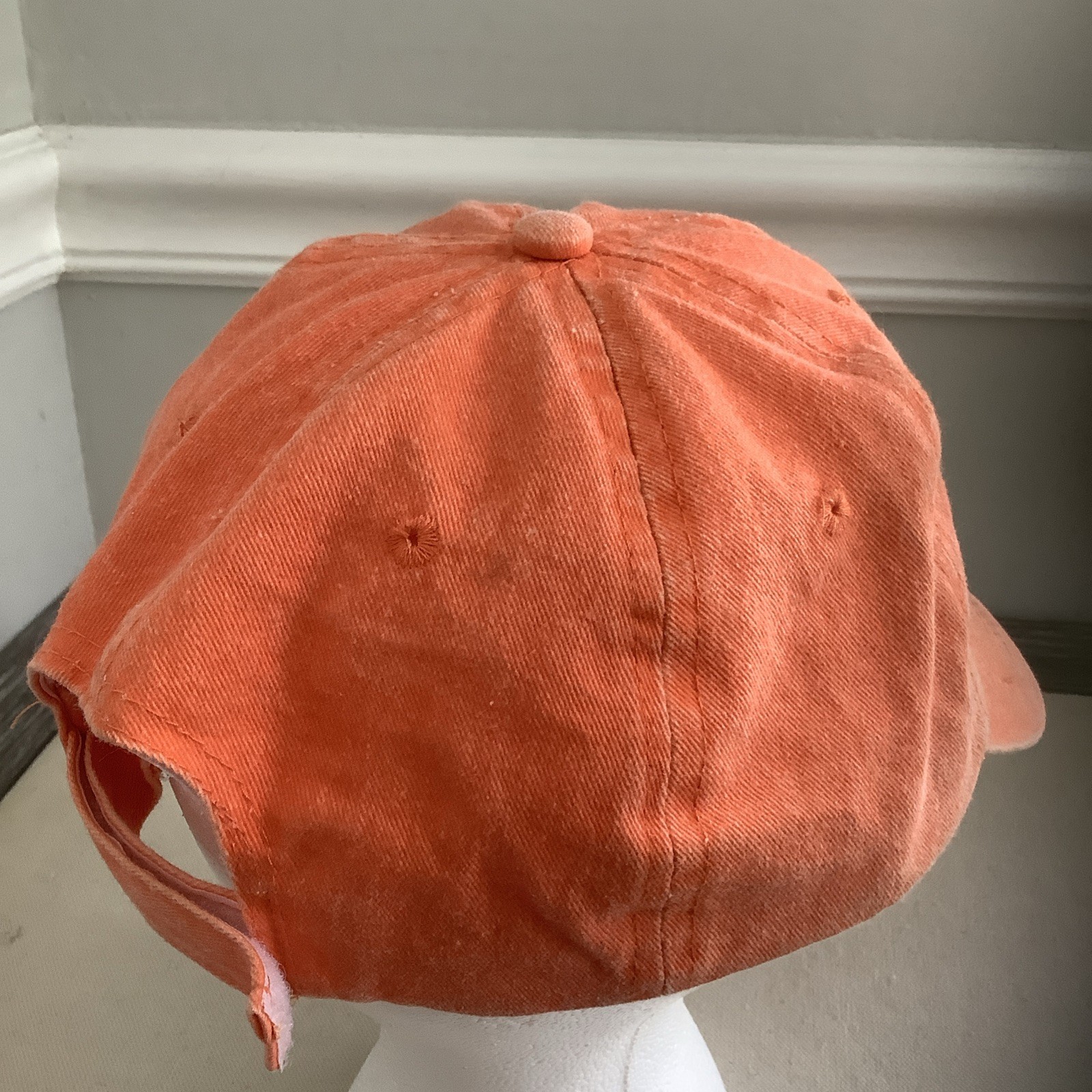 CAPE COD Hat Orange Cap Strap Back Adjustable Fad… - image 5