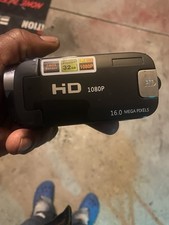 HD 1080P Handheld Camcorder 16x Optical Zoom CMOS Sensor SD USB Black