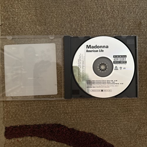Madonna American Life Missy Elliott American Dream Remixes Rare Promo CD - Picture 3 of 3