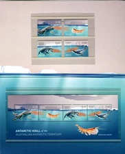 2025 AAT Antarctic Krill Post Office Pack With Stamps & Mini Sheet