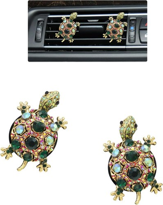 #ad #ad Green Sea Turtle Coastal Car Decor 2pcs Turtle Car Air Freshener Vent ClipsSpa $22.75
