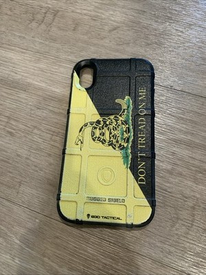 Don t Tread On Me, Black and Yellow, IPhone XR Rubber Case