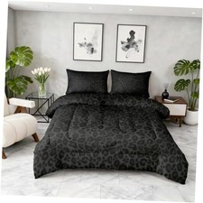 Leopard Print Bedding Set 3 Pcs Size,Cheetah Comforter King Multi 34