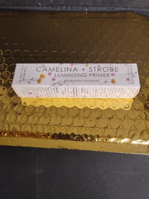 Seraphine Botanicals Camelina + Strobe Luminizing Primer Peach Glow 0.5oz   