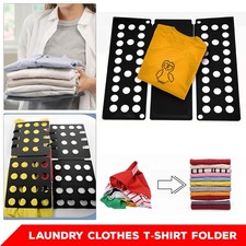 Adult Magic Clothes Folder Organiser T Shirt Jumper Fast Easy Fold Laundry Dress
