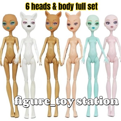 #ad Monster High Cartoon Figure Doll Toy 6 PCS Doll Set DIY Make up Toy Collection $46.89