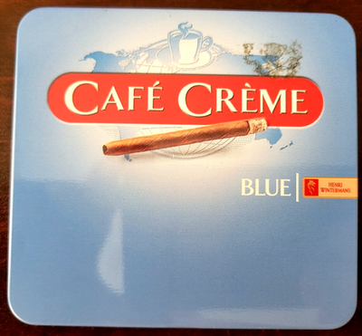 Cafe Creme Blue - Henri Wintermans Small Cigars Empty Box VG+