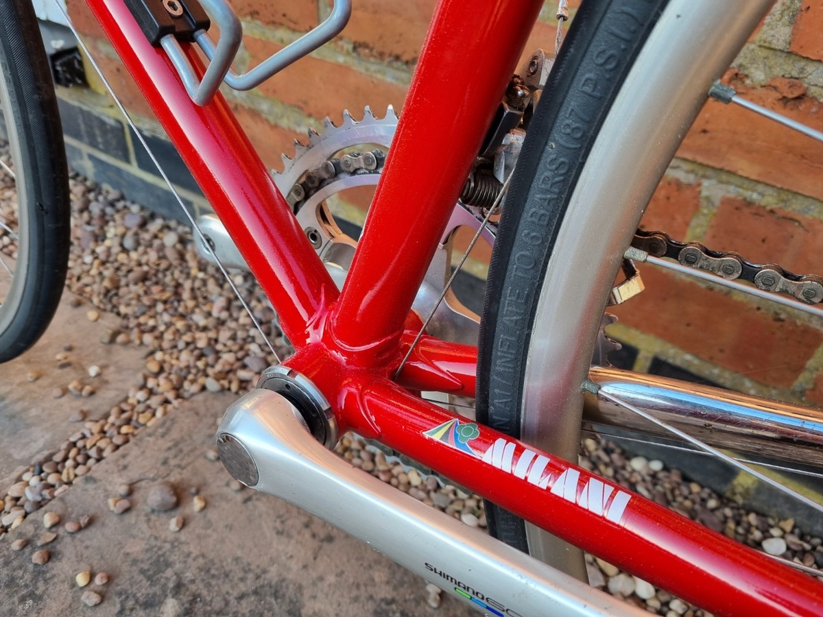 Vélo De Route Vintage Gino Milani - Cadre Acier Columbus SLX, Tubes Pegoretti Link, 6 Vitesses
