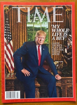 Time Magazine 2019 Donald Trump My Whole Life is A Bet Interview NO LABEL