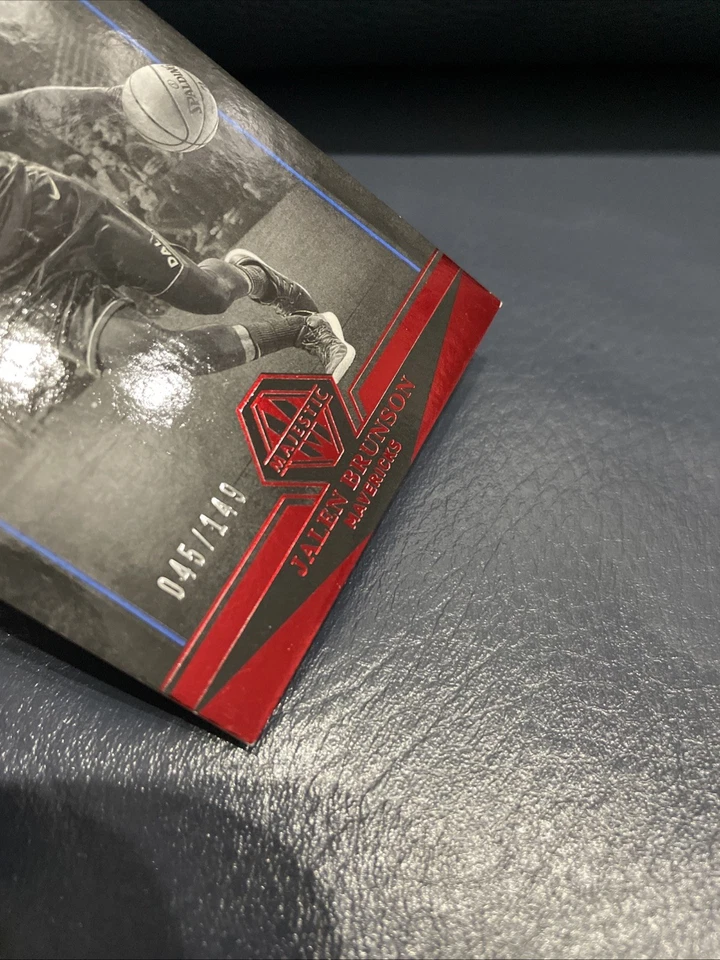 2018-19 Panini Chronicles - Majestic ~Jalen Brunson~ RC #347 Red Prizm/149 - Image 3 of 3