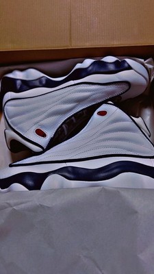 Nike Air Jordan Pro Strong Shoes Youth Size 5.5Y White Blue Sneakers 