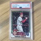 2023 Topps Series 1 Shohei Ohtani #17 Green Foil /499 PSA 9 Los Angeles Angels
