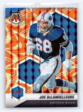 2021 Panini Mosaic Prizm Reactive Orange #28 Joe DeLamielleure Buffalo Bills
