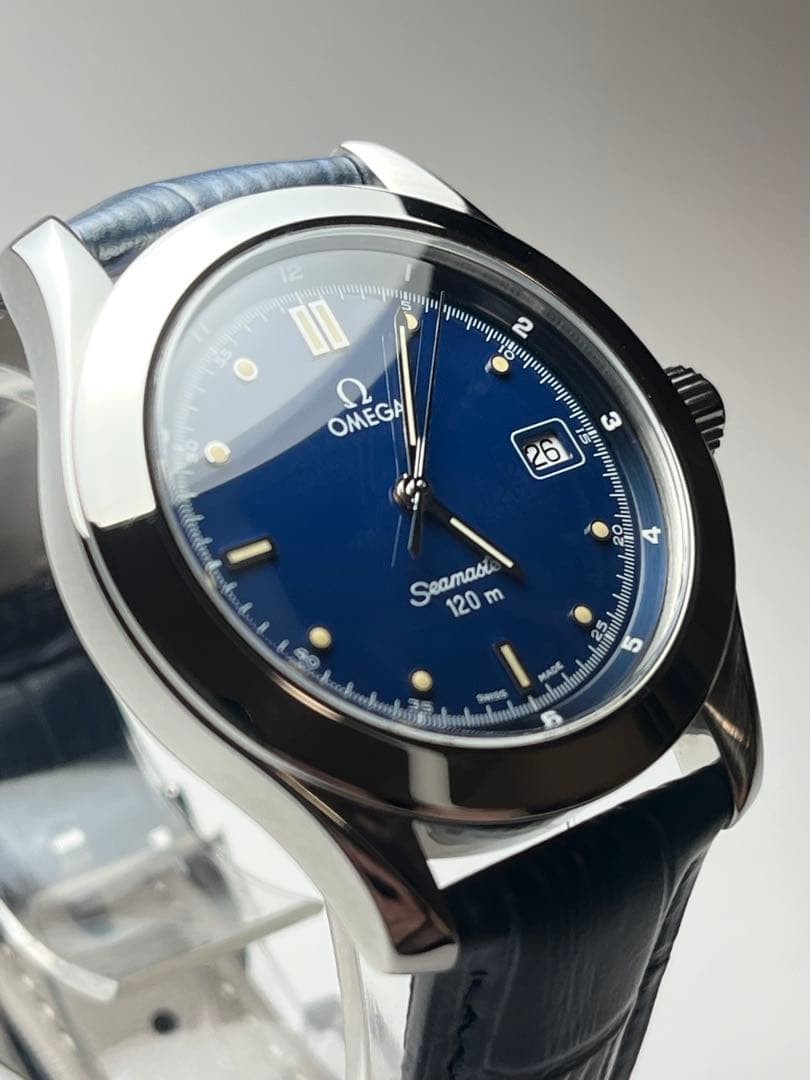 OMEGA Seamaster 120m Quartz Watch Navy Blue Dial 36mm image 5