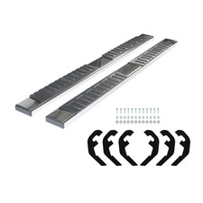 Running Board 6" Fit For Silverado/Sierra 2019-2022 Crew Cab Nerf Bars Side Step