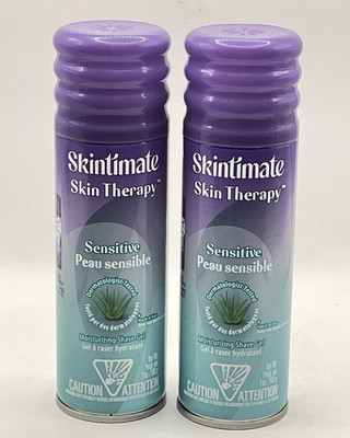 Lot of 2-Skintimate Sensitive Shave Gel-7 oz Each-Peau Sensible-Aloe *NEW*