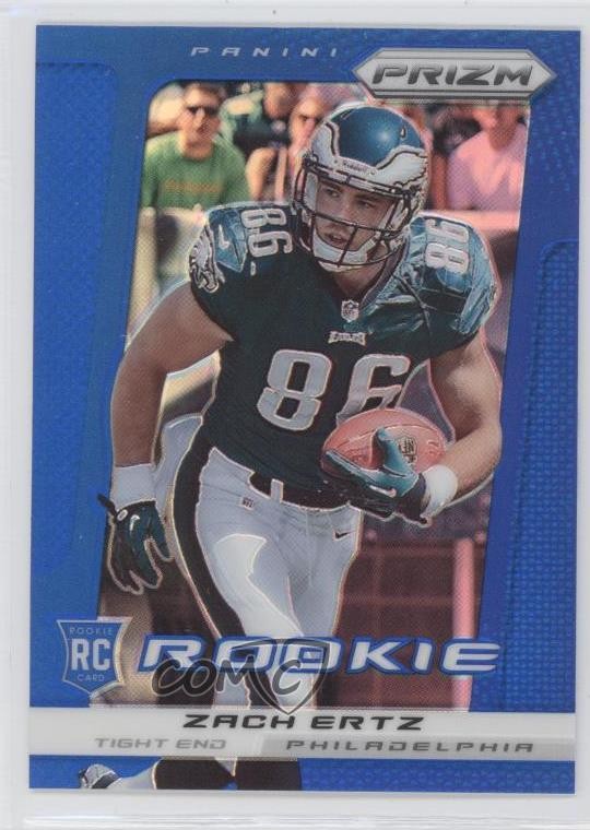 2013 Panini Prizm Rookie Wal-Mart Blue Prizm Zach Ertz #300 6d7
