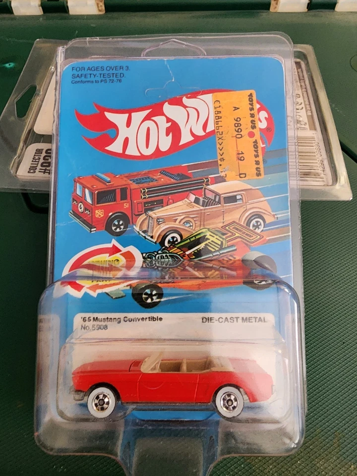 Ford Mustangs 1965 Hot Wheels #5908 1983 y 30 aniversario versión 1998, lote de 2 (T4) Foto 3 de 4