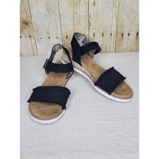 BOBS by Skechers Desert Kiss - Adobe Princess Sandal Black, sz 7.5