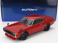 AUTOart 1/18 Nissan Skyline 2000 GT-R (KPGC110) Coupe 1973 Rot 77468