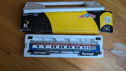 Coche Publicitario K-Line de Lionel 6-22227 Ringling Bros Peso Pesado 18" Nº 1 nuevo en caja | Condition: New