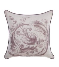 CUSCINO Quadrato 45x45 cotone e lino stampato shabby chic Blanc Mariclò