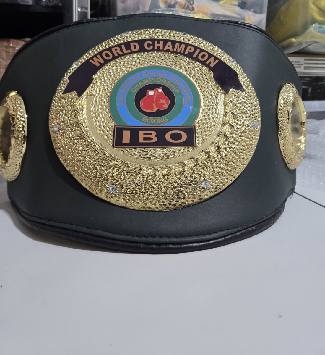 IBO World Champion Boxing Belt Replica – International Boxing