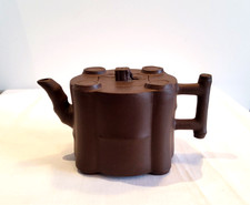 China original yixing Zisha Teekanne fein Handarbeit dunkelrote Farbe aus 20.Jh