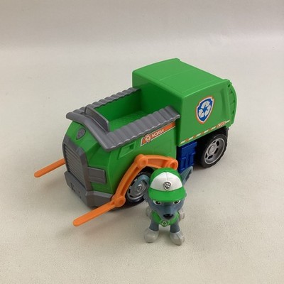 Paw Patrol Rocky Recycling Truck Vehicle and Rocky Action Figure
