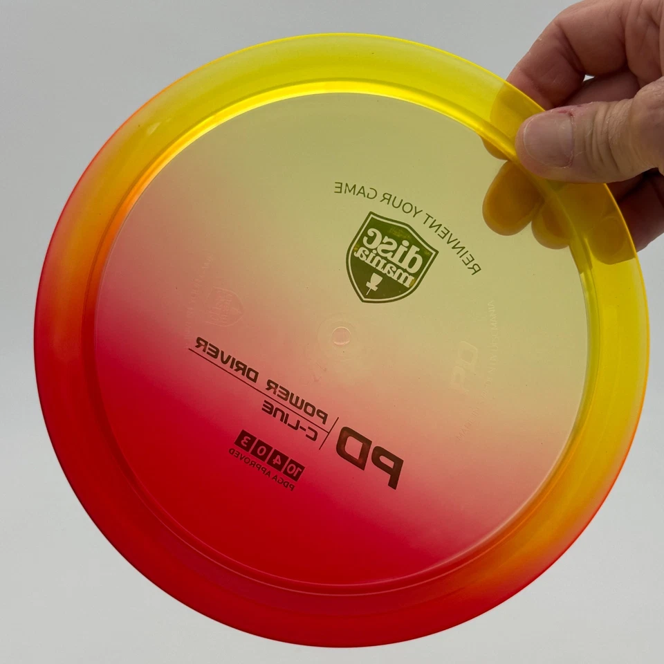 Discmania PD 175 dyed disc golf driver mad gradient half half great Gannon dye - Image 4 of 4