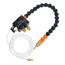 400mm Mist Coolant Lubrication Spray System with Hose Pipe Black