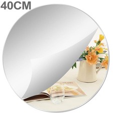 Bathroom Mirror Tiles Self Adhesive Small Acrylic Round Mirrors for Wall 40*40cm