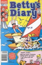 Betty's Diary #20 FN+ 6.5 1988 Stock Image