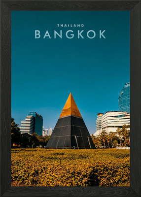 Bangkok Wahrzeichen Gerahmtes Wandbild Poster Leinwanddruck Bild