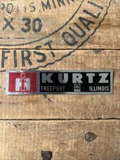 Vintage NOS IH International Dealership Sticker  Kurtz GMC Freeport, Il
