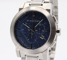 BURBERRY The City BU9363 Blue Dial Stainless Steel Men's Watch 42mm