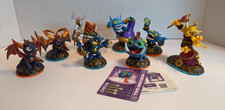 Skylanders MAGIC ELEMENT Figures Lot of 8 Bla...