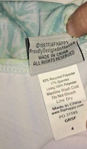THE ORIGINAL FLAP HAPPY 50% UV PROTECTION CHILD COLORFUL SWIMSUIT (SIZE: 4) - Picture 5 of 12