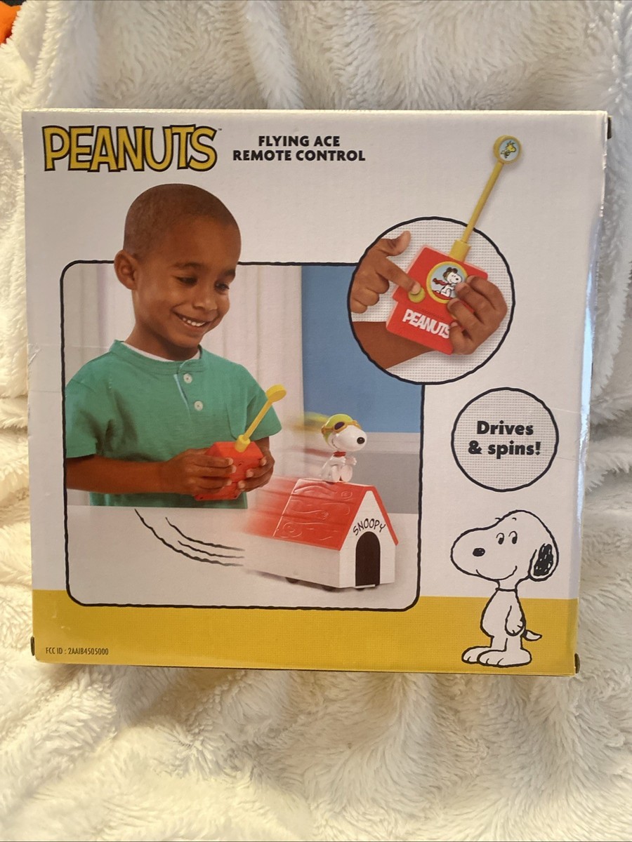 NEW Peanuts 75 Years Snoopy Flying Ace Remote Control Toy Dog