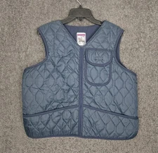 Protech Vest Mens Large Medium Blue Ballistic Vest Pockets Adjustable Side Strap