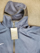 Nike Dri Fit Therma Flex Track Jacket Mens Blue Full Zip XL CQ0311 NEW