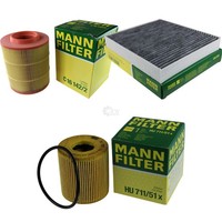 MANN-FILTER Inspektionspaket Filtersatz FüR Ford S-Max 2.2 Tdci Galaxy