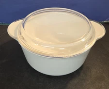Vintage Corning Ware M-225-B 2.3 Liter Microwave Casserole & Lid