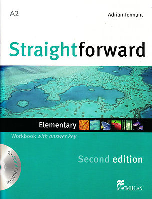 Macmillan STRAIGHTFORWARD 2nd Edit ELEMENTARY Workbook with Key & Audio CD @ NEW