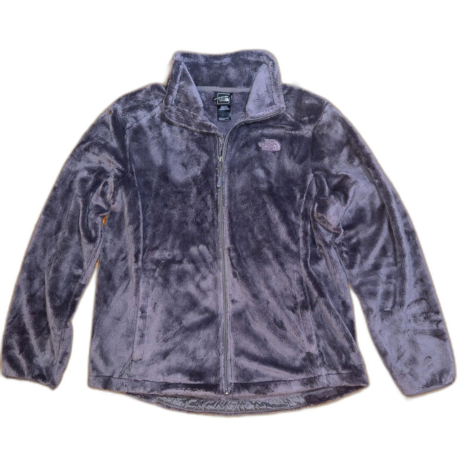 The North Face Womens Osito Fleece Jacket XL Soft Dark Grey