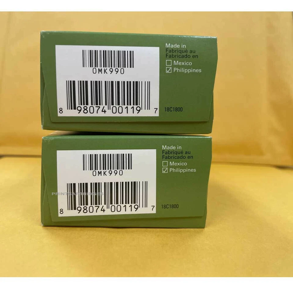 2-pack Genuine Dell 9 Black MK990 Ink Cartridges For 926 V305 V305w Printers - Image 3 of 4