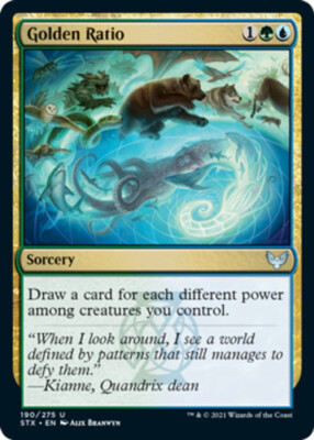 Strixhaven: School - Golden Ratio - Foil