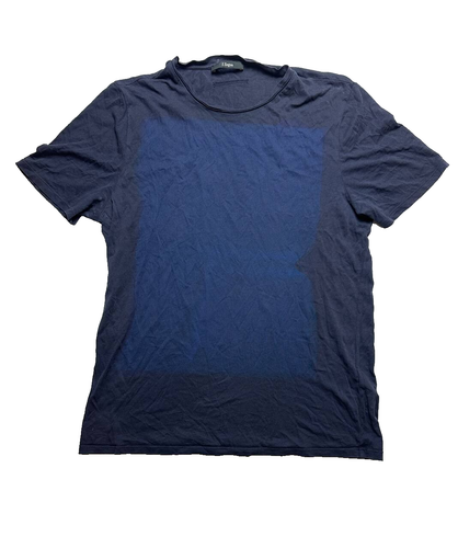 Zegna T-Shirt blau kurzarm Paisley Größe M